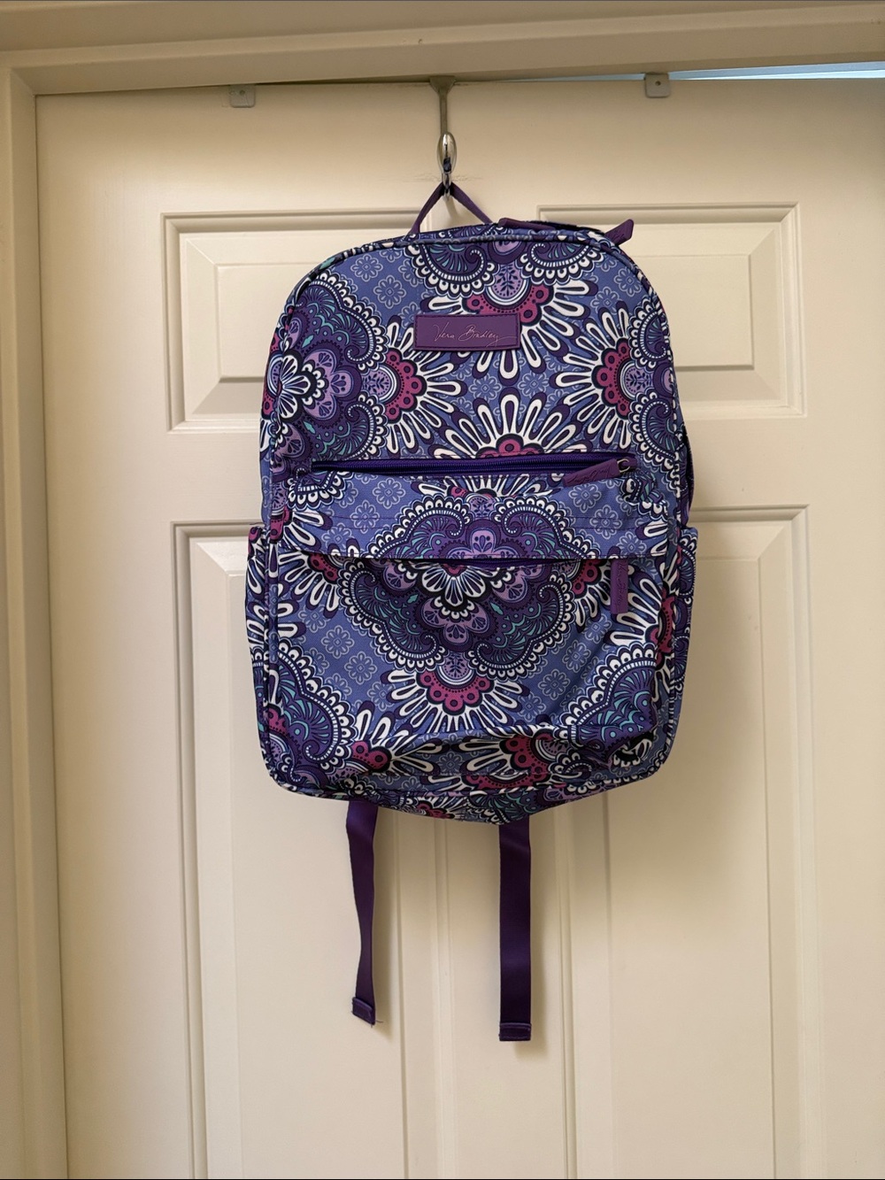 Vera Bradley Purple/Lilac Floral Paisley Backpack